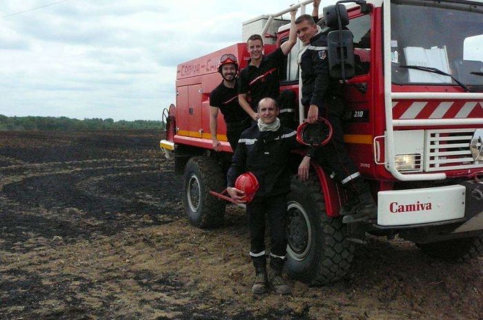 Claye-Souilly / Mitry-Mory ► Incendie sur champ de chaumes