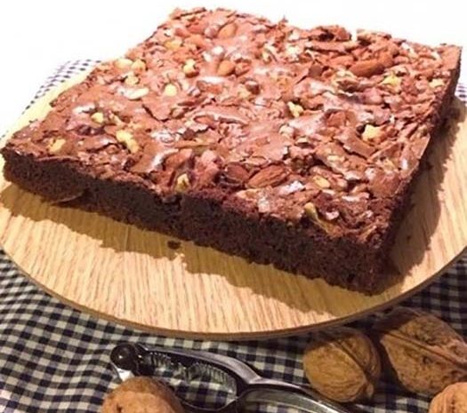 La petite recette du week-end ► Le brownie aux noix, ça croque et ça fond