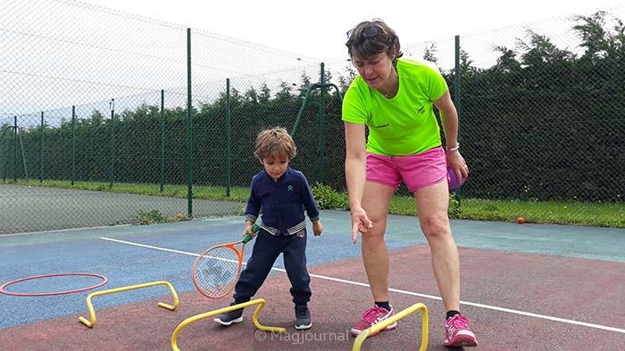 Chelles ► Tennis club : à trois ans et demi, on peut aussi taper dans la balle