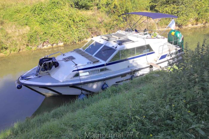 Meaux ► Un bateau de plaisance est coincé dans le canal de l’Ourcq 