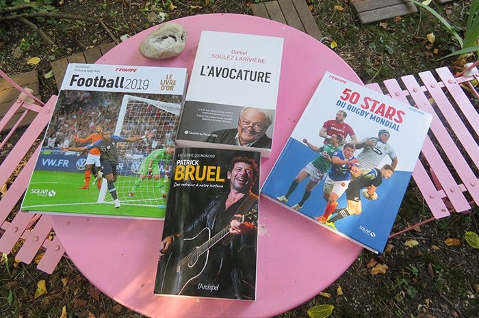 Idées de lecture ► Rugby, football mais aussi deux stars, l’une de la chanson et l’autre du barreau