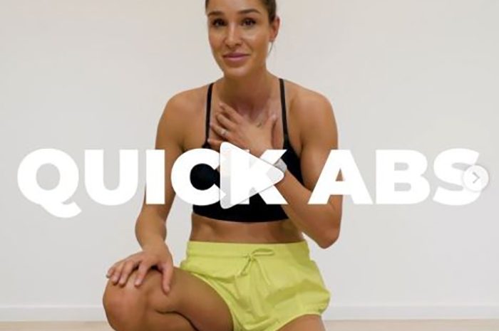 Fitness ► Kayla Itsines partage cinq exercices pour les abdos faciles à faire à la maison : un rendez-vous Instagram
