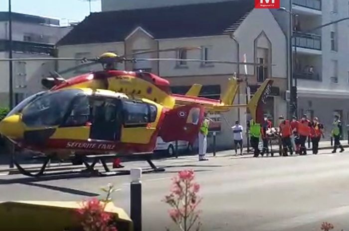 Brou-sur-Chantereine ► Accident : un motard blessé a dû être héliporté [Vidéo]