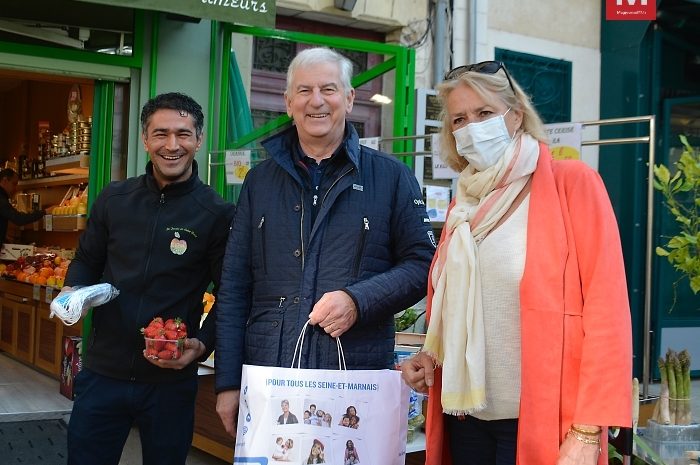 Lagny-sur-Marne ► Le Conseil départemental fournit des masques aux commerçants [Vidéo]