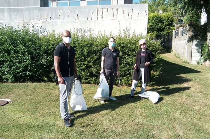 Torcy ► Brice Masseix et les habitants ramassent  les déchets dans la ville