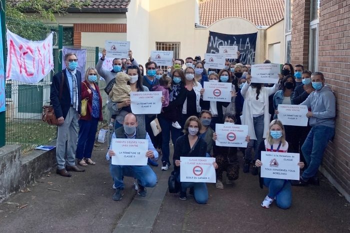 Champs-sur-Marne ► Ecole du Luzard : les parents d’élèves ont manifesté contre la suppression d’une classe 