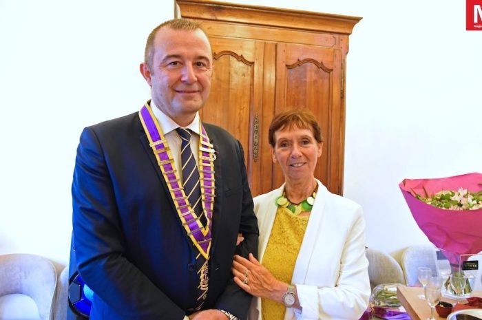 Lagny-sur-Marne ► [Vidéo] Présidence du Lions Club de Lagny-Val de Bussy : Laurent Leclerc succède à Marie-Hélène Magne