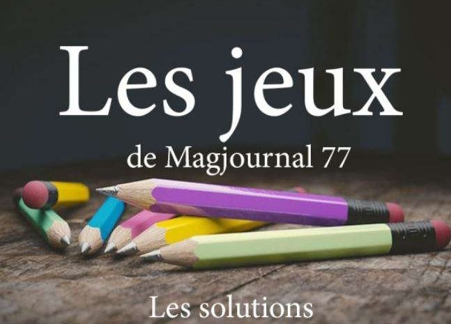 Les jeux du mensuel N°42 ► Les solutions