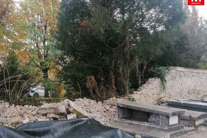 Meaux ► Une partie d’un mur de l’ancien cimetière s’est effondrée