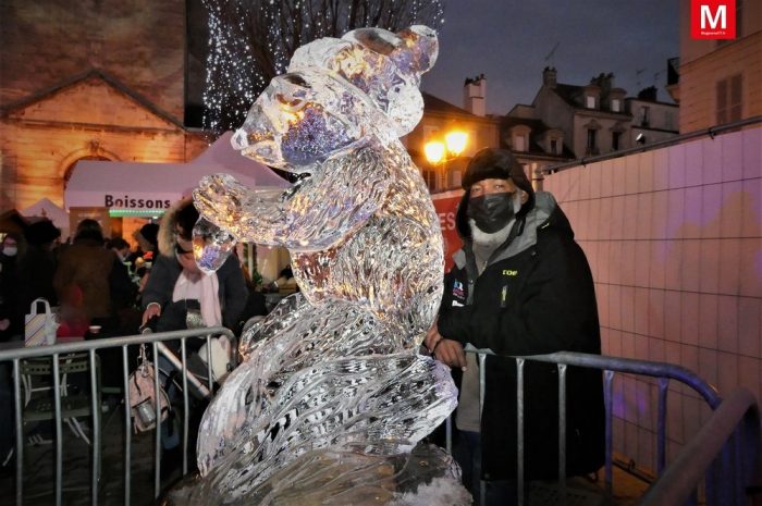 Lagny-sur-Marne ► [Vidéo] Un écureuil de glace s’est invité sur le marché de Noël