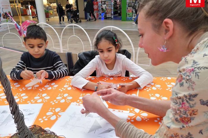 Chauconin-Neufmontiers ► [Vidéo] Les Saisons de Meaux ont fêté le printemps avec un atelier origami 