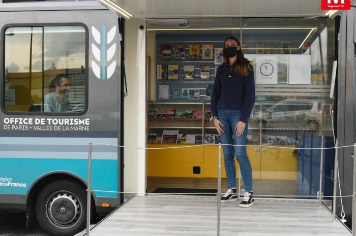 Paris-Vallée de la Marne ► [Vidéo] Le minibus de l’office du tourisme parcourt les communes : étape à Courtry