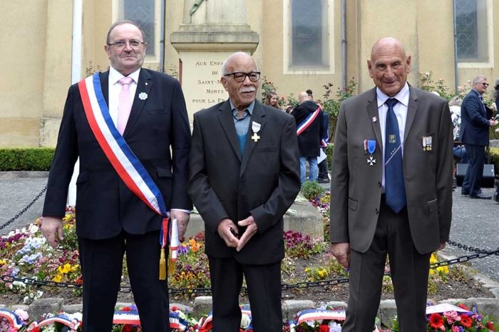 Saint-Mard ► Croix du combattant et médaille de la Ville : des distinctions décernées lors de la commémoration du 8 mai