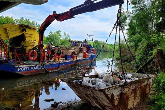 Saint-Thibault-des-Vignes ► Ose a collecté des tonnes de déchets en bord de Marne