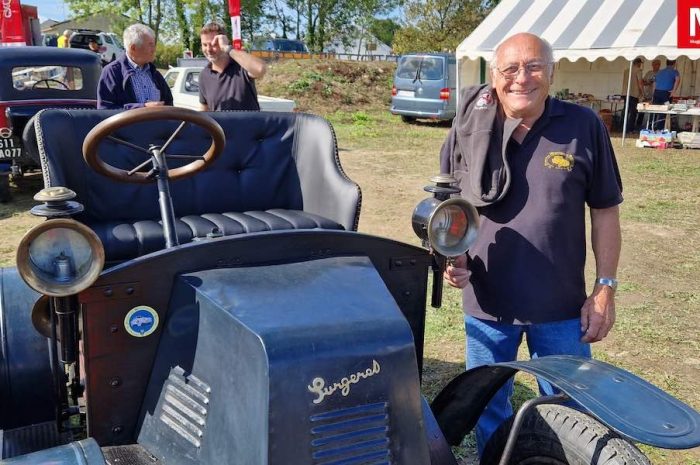 Monthyon ► [Vidéo] Rassemblement de véhicules anciens : Gérard a présenté une voiture des années 1910-1920