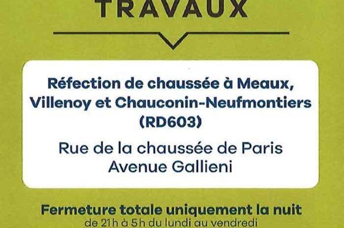 Meaux ► Travaux : la rue de la Chaussée de Paris sera fermée