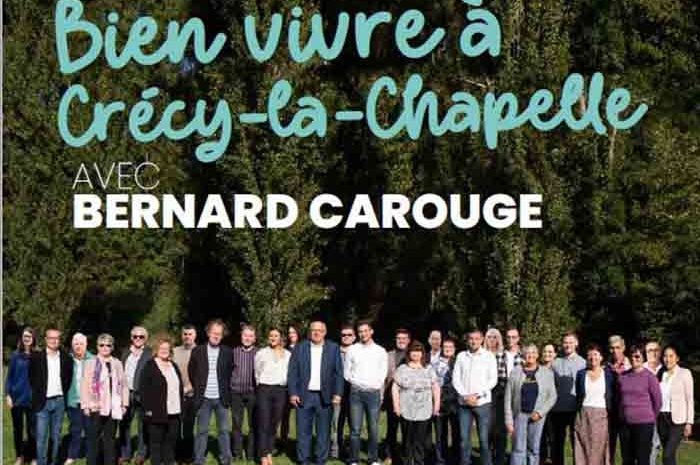 Crécy-la-Chapelle ► Élections municipales et communautaires : Bernard Carouge annonce son programme