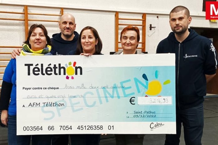 Saint-Pathus ► [Vidéo] Les organisateurs du Téléthon ont remis un chèque de 3 214 euros à l’AFM