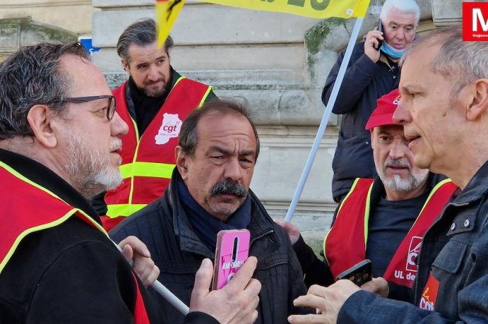 Meaux ► [Vidéo] Réforme des retraites : Philippe Martinez était aux côtés des manifestants sur le parvis de l’hôtel de ville