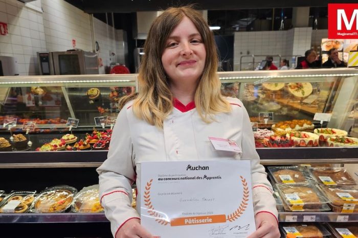 Chauconin-Neufmontiers ► [Vidéo] Top chef : les pâtisseries de Gwendoline Machet, apprentie à Auchan, ont régalé le jury
