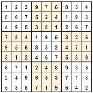 Sudoku, solution juin 2023