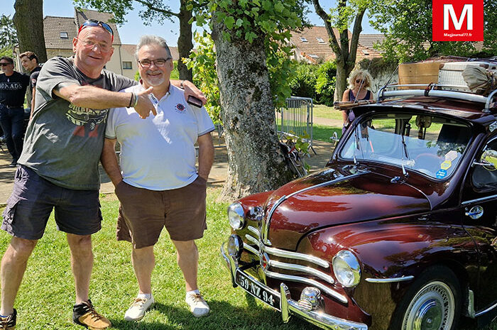 Charny ► [Vidéo] Autos-Motos Passion : les visiteurs ont découvert une Renault 4 CV de 1959 entièrement reconstituée