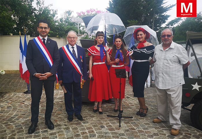 Croissy-Beaubourg [Vidéo] : La Marseillaise a rythmé la commémoration du 18 juin avec le groupe de musique Satin Doll Sisters