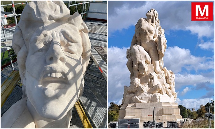 Meaux ► Monument américain : «  La Liberté Éplorée » a été entièrement restaurée et sera prête pour le 11 novembre