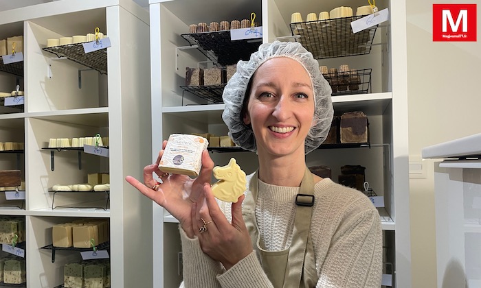 Thorigny-sur-Marne [Vidéo] : Floriane fabrique des savons miel lacté avec des produits locaux