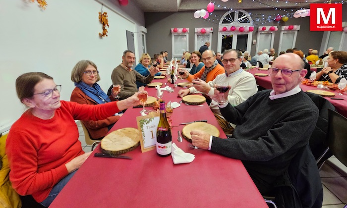 Cuisy ► [Vidéo] Le repas beaujolais a affiché complet avec quatre-vingt-dix-sept participants
