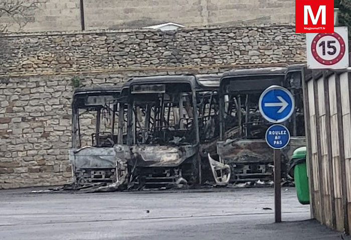 Lizy-sur-Ourcq - Violent incendie : seize bus détruits au dépôt Transdev, le service de transport risque d'être impacté