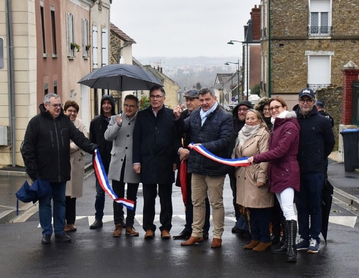Nanteuil-lès-Meaux la rue Fernand-Collot a été inaugurée symboliquement