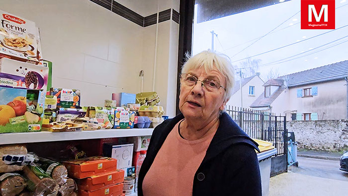 Dammartin-en-Goële [Vidéo] - Croix-Rouge rue de la Sainte-Fontaine : les bénévoles accueillent toujours le public et récoltent les dons