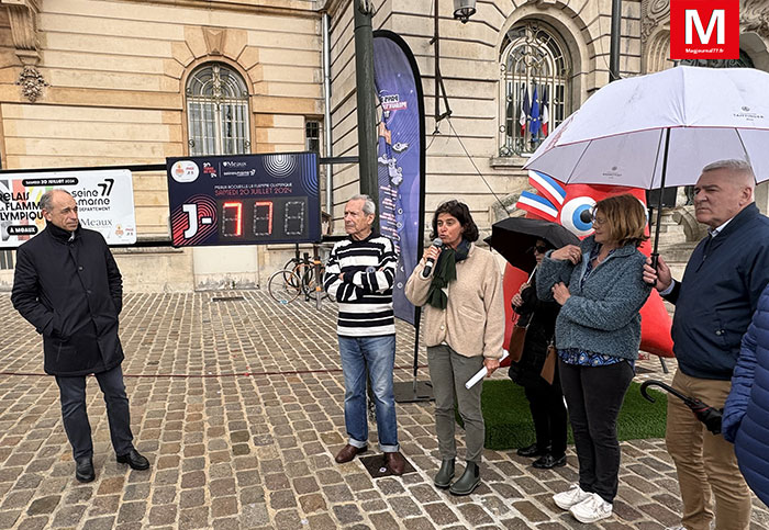 Meaux [Vidéo] - Paris 2024, J-77 : la ville a vibré au rythme du décompte avant le passage de la flamme olympique