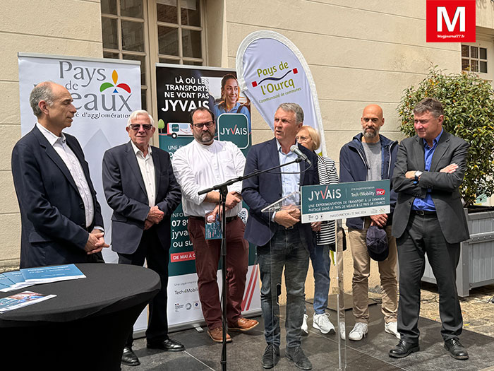 Meaux [Vidéo] : La SNCF a inauguré son service expérimental de transport à la demande baptisé "Jyvais"