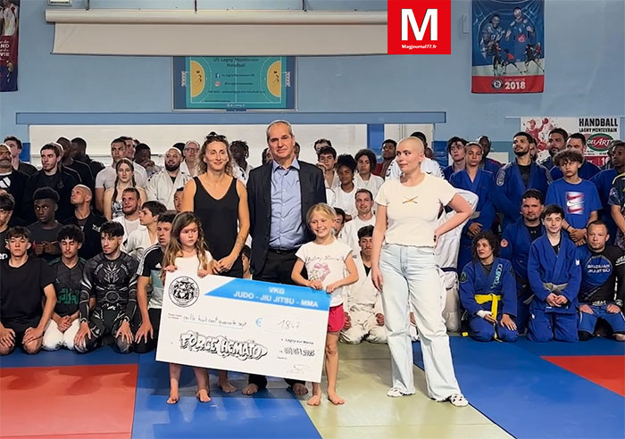 Lagny-sur-Marne [Vidéo] - Caritatif : le Judo club a récolté des fonds pour l'association Force Hémato