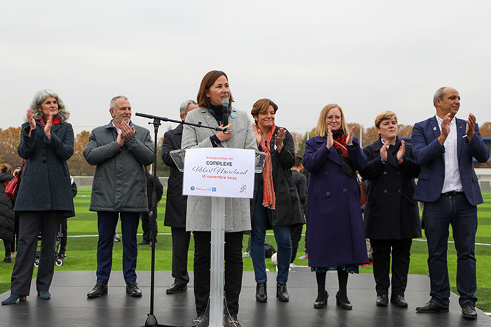 Mitry-Mory : Le complexe footballistique tout neuf baptisé Robert Marchand a été inauguré