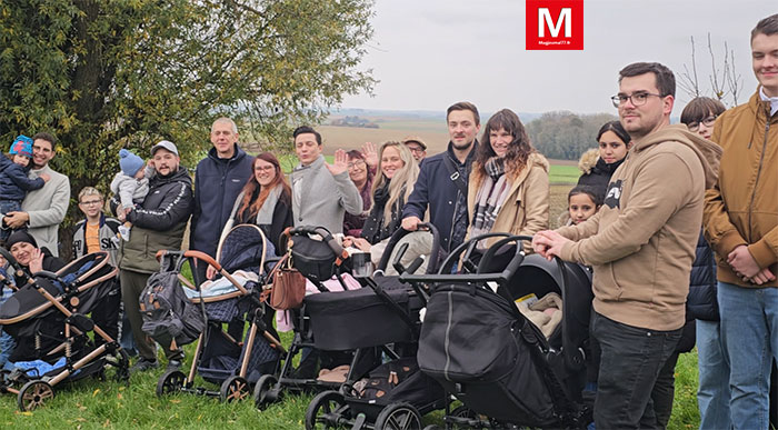 Monthyon [Vidéo] : Dix-sept bébés monthyonnais, tous nés cette année, ont leur arbre de naissance