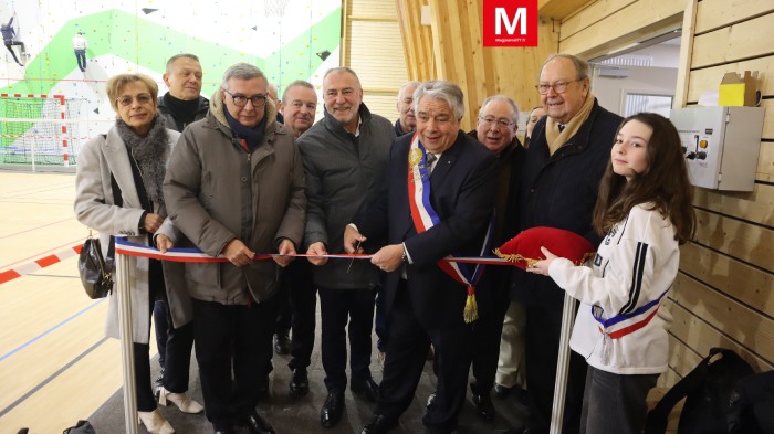 Charny [Vidéo] : Le nouveau gymnase a été inauguré à l’occasion des vœux du maire