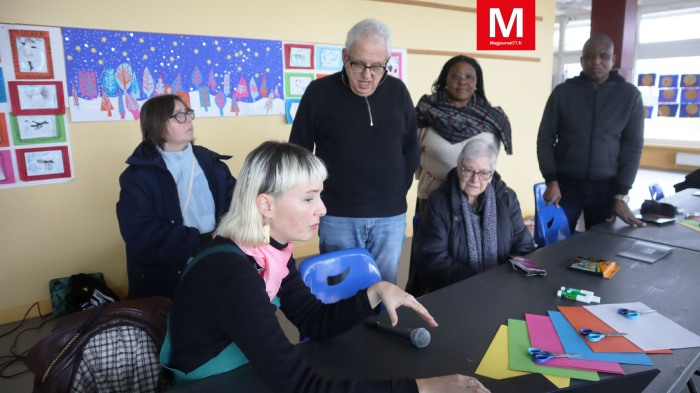 Meaux ► [Vidéo] Fresque participative : les habitants  du quartier Bessières ont discuté avec l’artiste Perrine Honoré