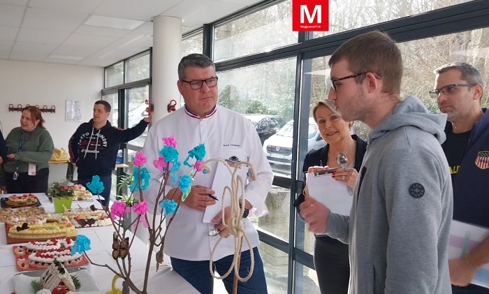 Lagny-sur-Marne ► [Vidéo] Concours de number cake à l’Esat par l’association CPRH : Bruno Cormerais, meilleur ouvrier de France, a fait partie du jury