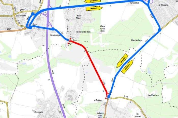 Seine-et-Marne ► Affaissement de la RD 105 au Pin : la route restera fermée jusqu’au 1er juillet