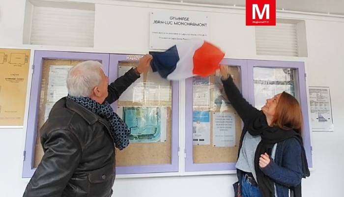 Lagny-sur-Marne [Vidéo] : Le gymnase anciennement Cosec, a pris le nom de "Jean-Luc Moncharmont"